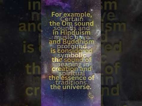 Sound of the Universe: Significance and symbolism - Wisdom Library - balustradellc