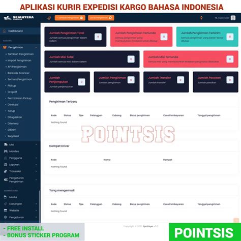 SOURCE CODE APLIKASI KARGO EKSPEDISI LOGISTIK KURIR