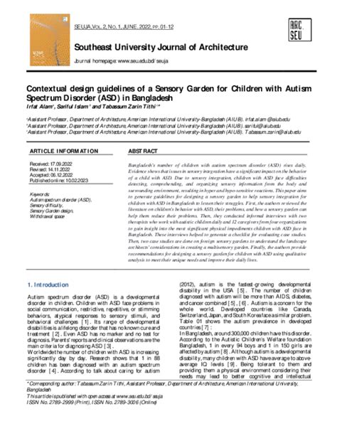 Southeast University Journal of Architecture - ResearchGate - wintechmobiles.com