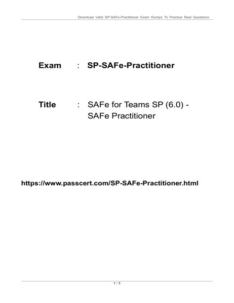 SP-SAFe-Practitioner Dumps Deutsch.pdf