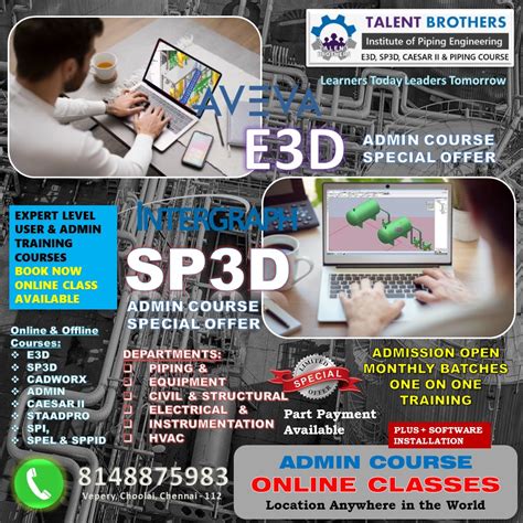 SP3D E3D Admin Course in Chennai Talent Brothers