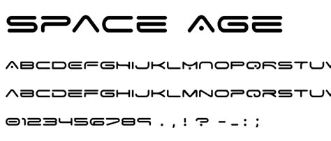 Space Age Font - muktibox.com