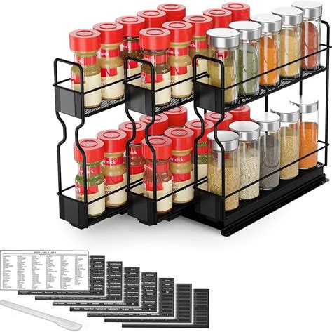 SpaceAid Pull Out Spice Rack Organizer for … - balustradellc