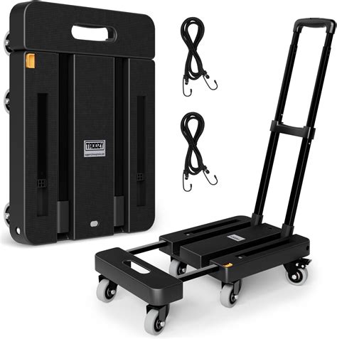 SPACEKEEPER Folding Hand Truck, 500 LB Heavy … - balustradellc