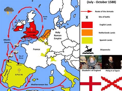 Spanish Armada 1588 Map - wintechmobiles.com