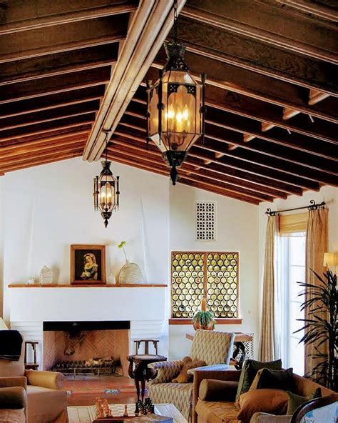 Spanish Style Decor Beamed Ceiling - muktibox.com