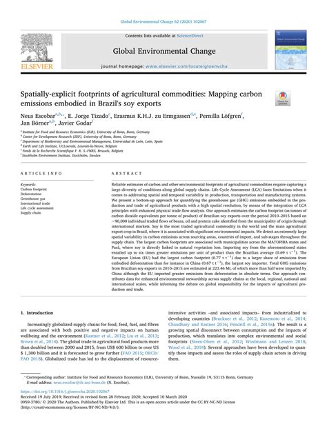 Spatially-explicit footprints of agricultural commodities: Mapping ... - wintechmobiles.com