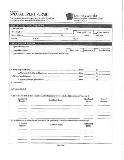 Special Event Permits - PPS - balustradellc