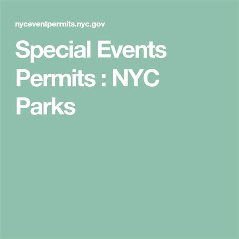Special Events Permits : NYC Parks - balustradellc