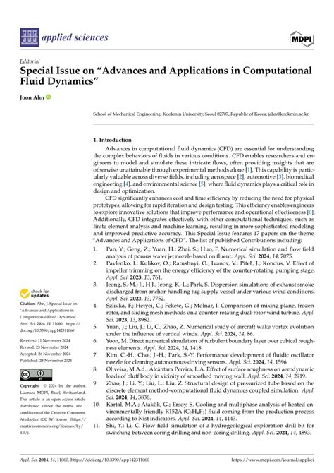 Special Issue on “Advances and Applications in Computational Fluid ... - muktibox.com