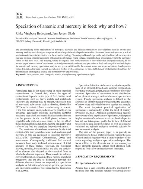 Speciation of inorganic and organic species of mercury and arsenic in ... - wintechmobiles.com