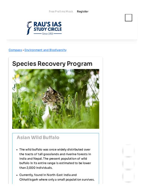 Species recovery - muktibox.com