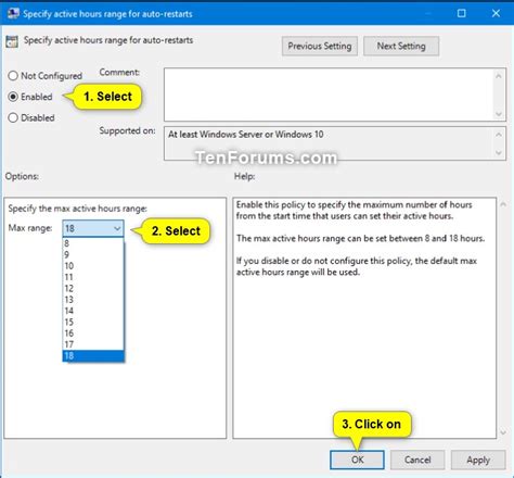 Specify Max Active Hours Range for Auto-restarts in Windows 10 - balustradellc