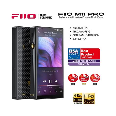 Spectacular Performer – FiiO M11 PRO Music Player - balustradellc