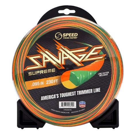 SPEED Speed Savage Supreme 0.095in x 230ft in the String Trimmer Line department at