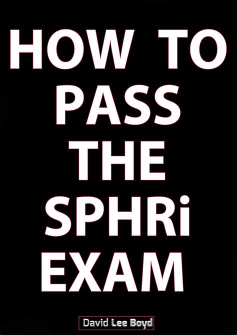 SPHRi Prüfungs Guide
