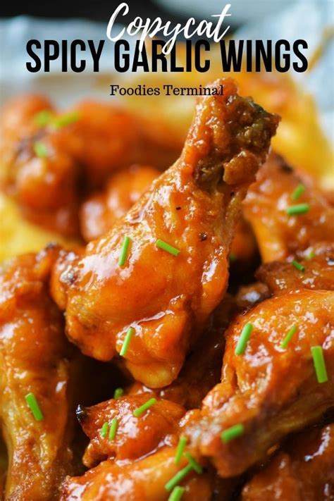 Spicy Garlic Buffalo Wild Wings COPYCAT - Foodies Terminal - balustradellc