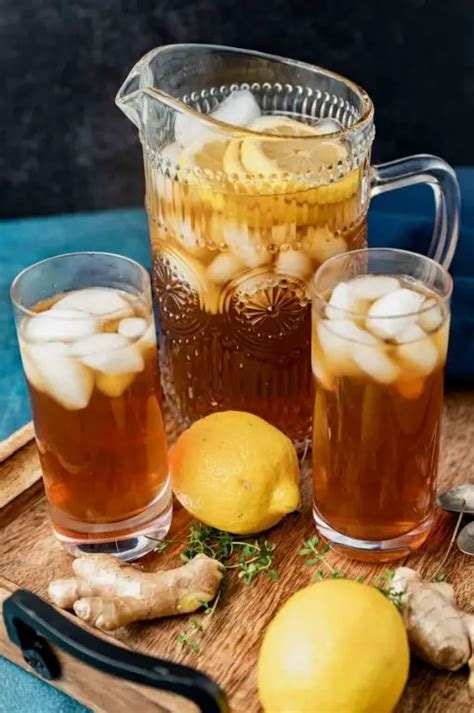 Spicy Ginger Iced Tea - Rachel Hollis - balustradellc