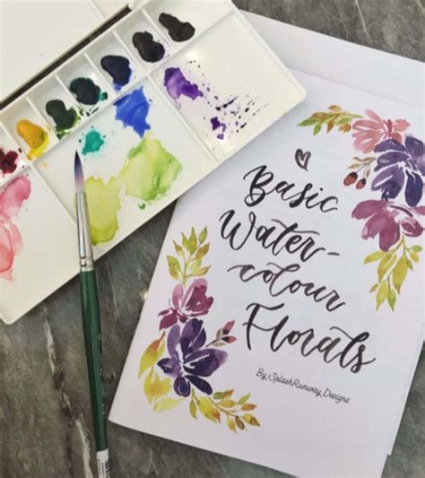 SplashRunway | Watercolour & Brush Lettering - muktibox.com