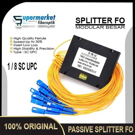 Splitter Modular 1:8 SC UPC / Spliter 1:8 Modular Besar … - balustradellc