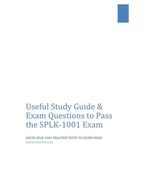 SPLK-1001 Exam