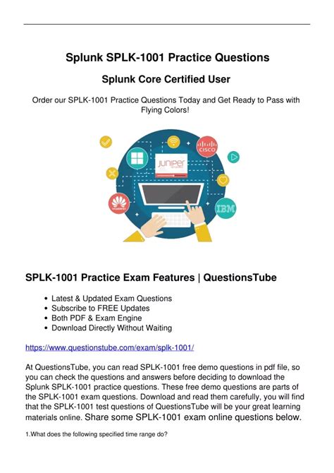 SPLK-1001 Online Tests