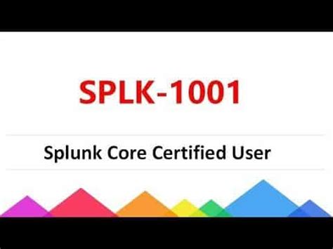 SPLK-1001 PDF Demo