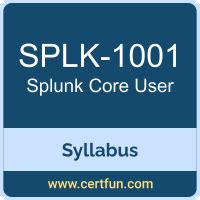 SPLK-1001 Prüfungen