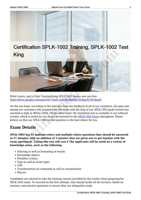 SPLK-1002 Ausbildungsressourcen