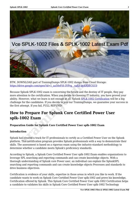 SPLK-1002 PDF