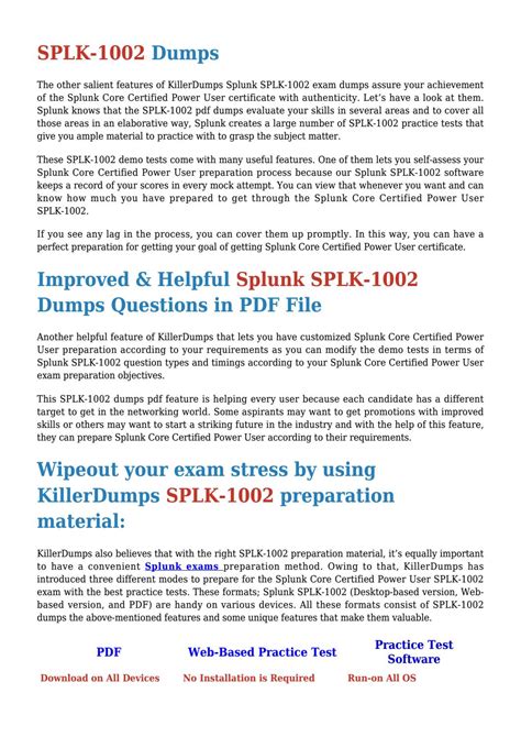 SPLK-1002 PDF Demo
