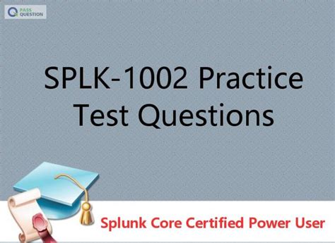SPLK-1002 Tests