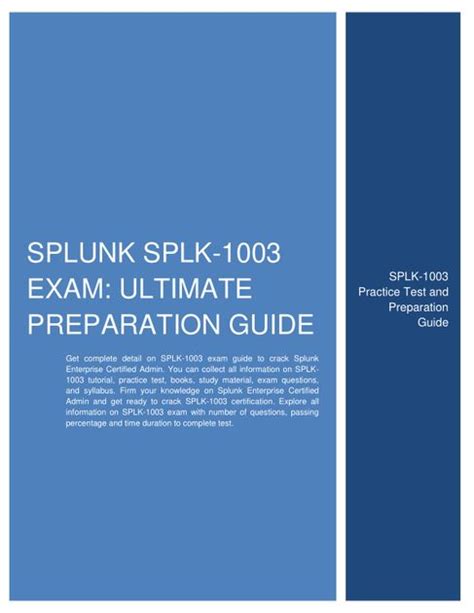 SPLK-1003 Ausbildungsressourcen