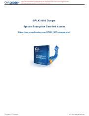 SPLK-1003 PDF
