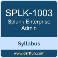 SPLK-1003 Schulungsunterlagen