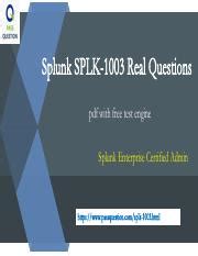 SPLK-1003 Testing Engine
