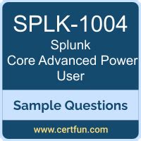 SPLK-1004 Fragenpool