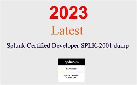 SPLK-2001 Dumps