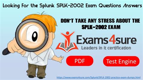 SPLK-2002 Prüfungsaufgaben
