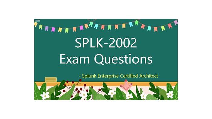 Training SPLK-2002 Solutions