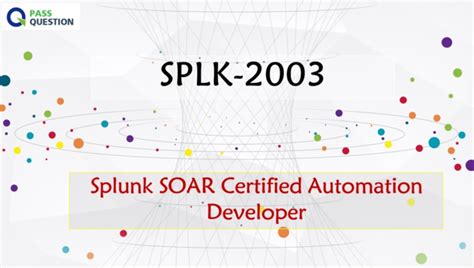 SPLK-2003 Lernressourcen