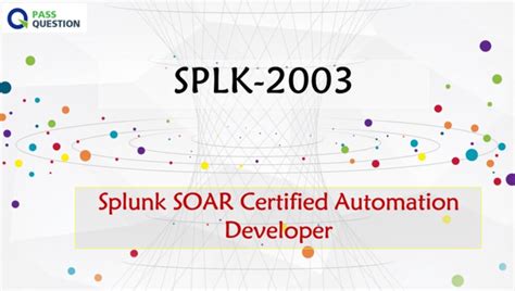 SPLK-2003 Tests