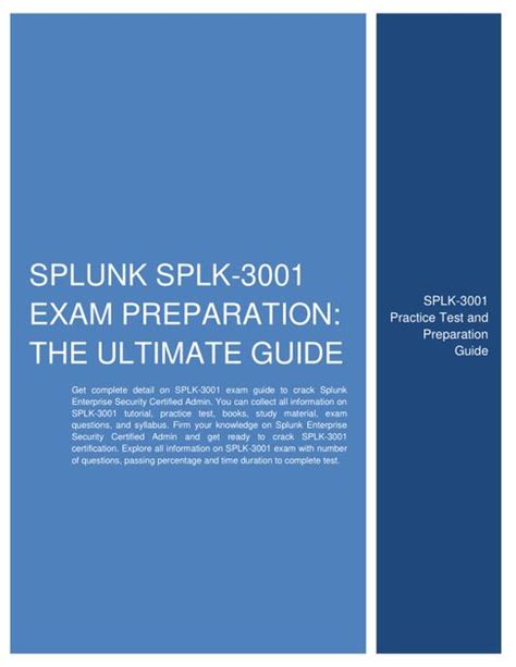 SPLK-3001 Buch