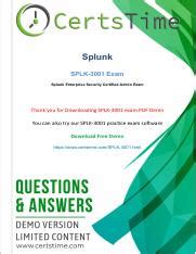 SPLK-3001 PDF