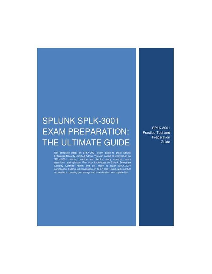 SPLK-3001 Übungsmaterialien