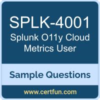 SPLK-4001 Lernressourcen