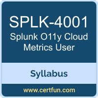 SPLK-4001 Lernressourcen