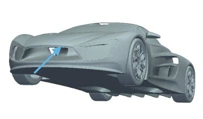 Sports car lateral aerodynamics - AirShaper - wintechmobiles.com