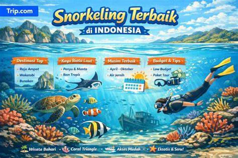 Spot Snorkeling Terbaik di Indonesia - raincitystudios.com