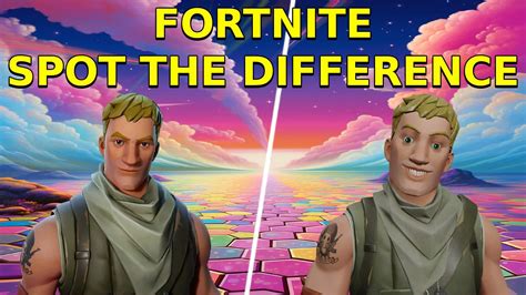 SPOT THE DIFFERENCE Fortnite Creative Map Code - Dropnite